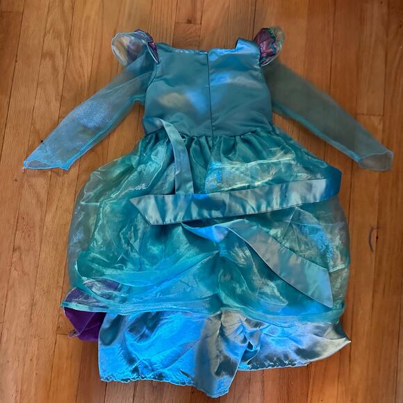 Princess Girls Kids 5 ? Halloween Costume Dress Up Gown Roleplay Theater Blue - Picture 2 of 10
